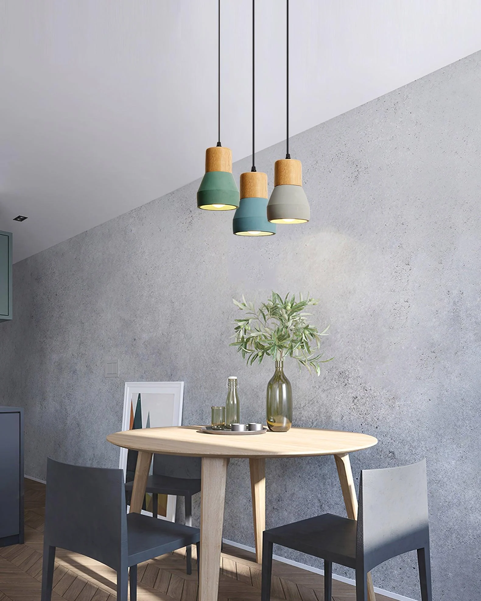 Concretis Industrial Cement Pendant Light - Image 2