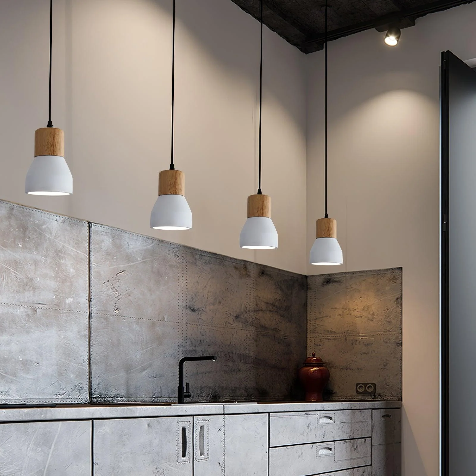 Concretis Industrial Cement Pendant Light - Image 34