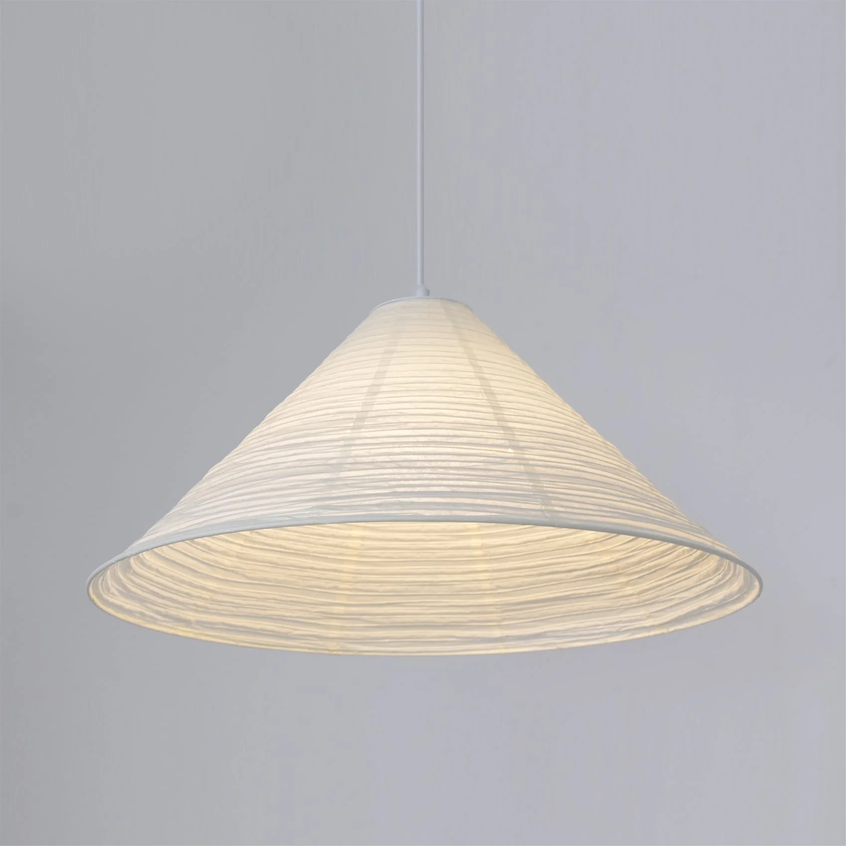 Conic Paper Pyramid Pendant Lamp - Image 14