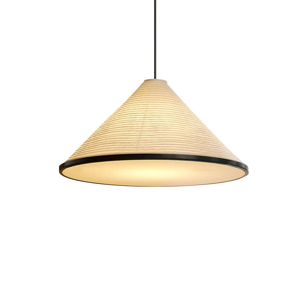 Conic Paper Pyramid Pendant Lamp - Image 2