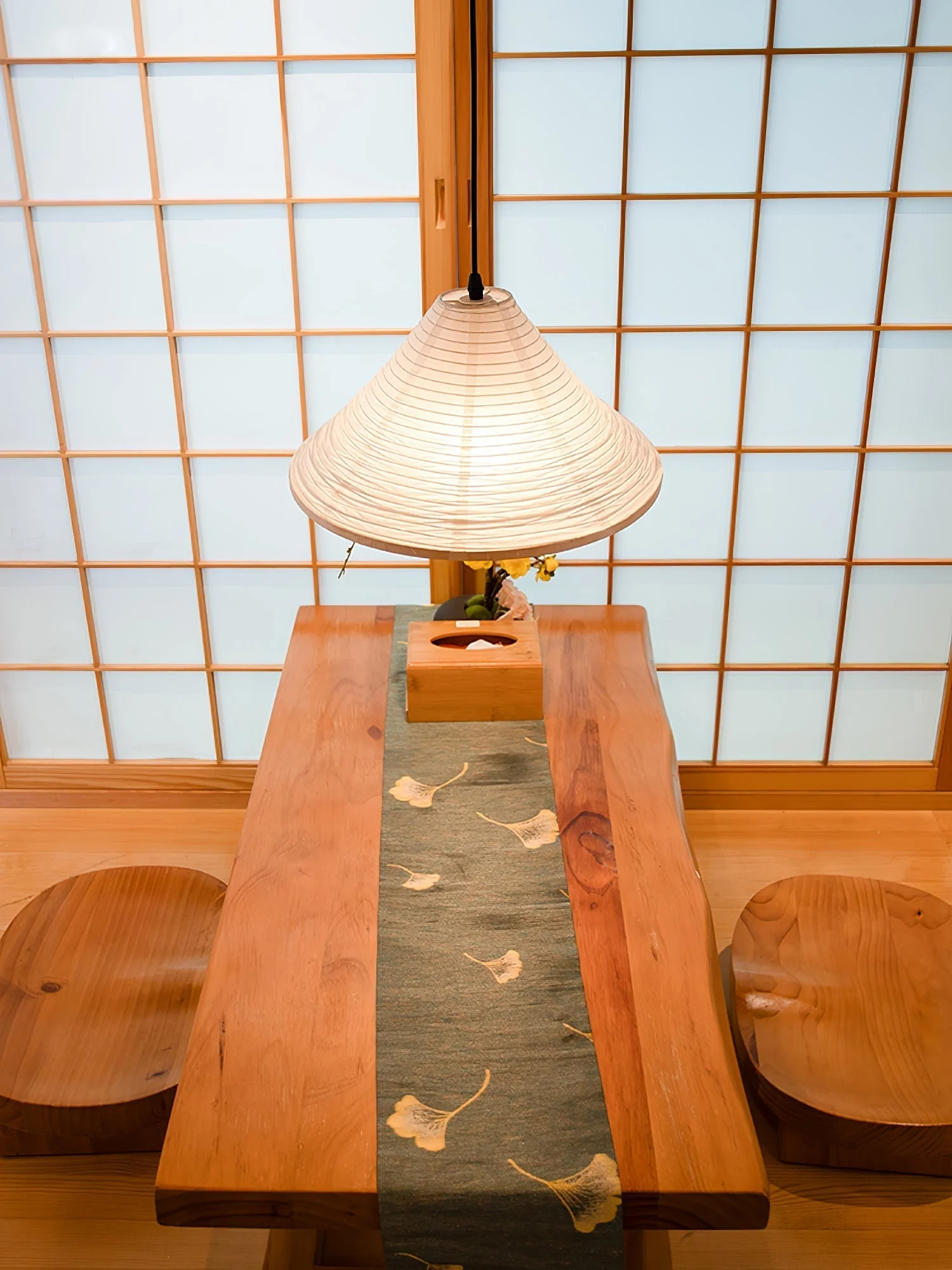 Conic Paper Pyramid Pendant Lamp - Image 25