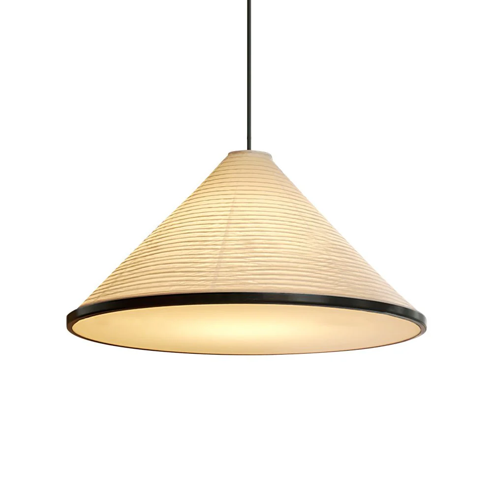 Conic Paper Pyramid Pendant Lamp - Image 3