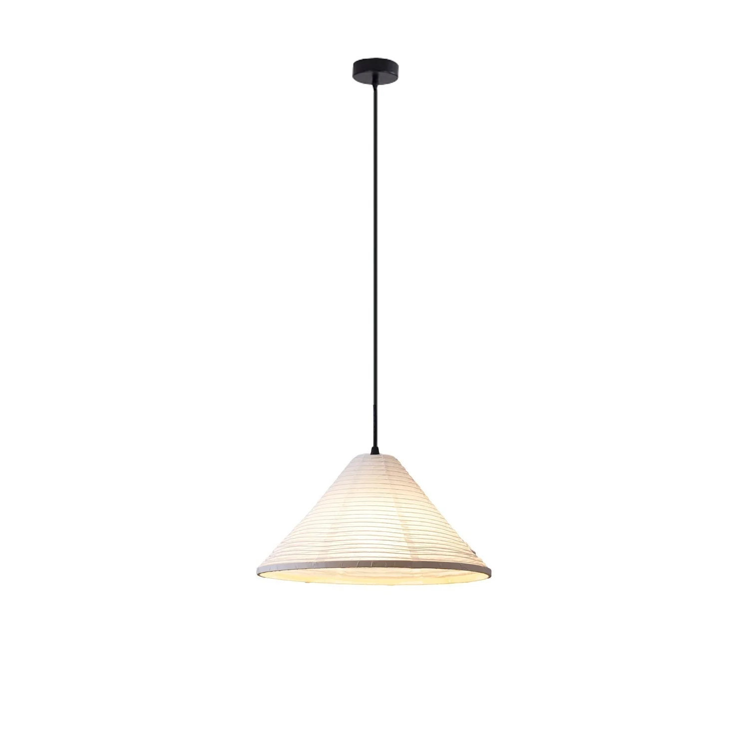 Conic Paper Pyramid Pendant Lamp - Image 39