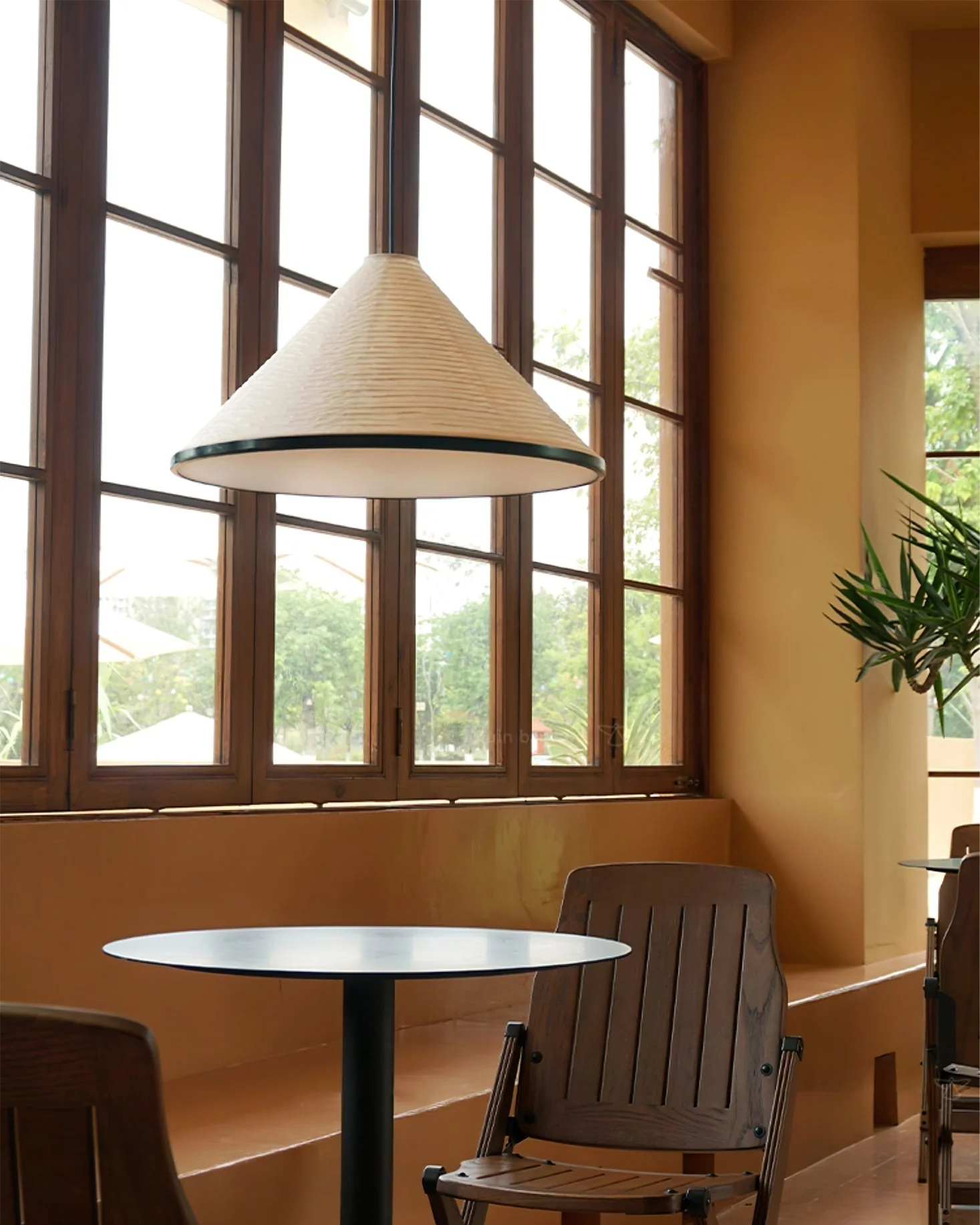 Conic Paper Pyramid Pendant Lamp - Image 49
