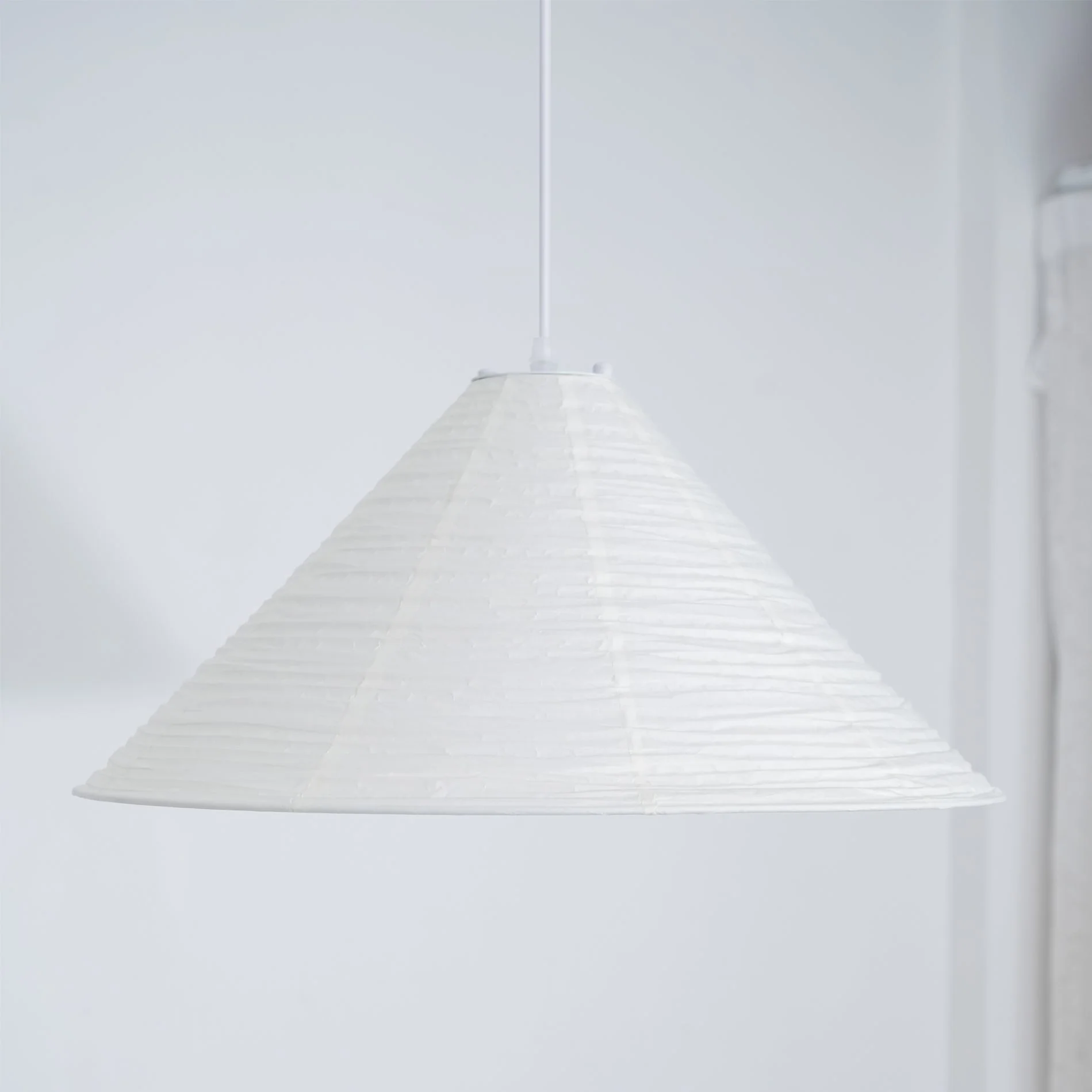 Conic Paper Pyramid Pendant Lamp - Image 5