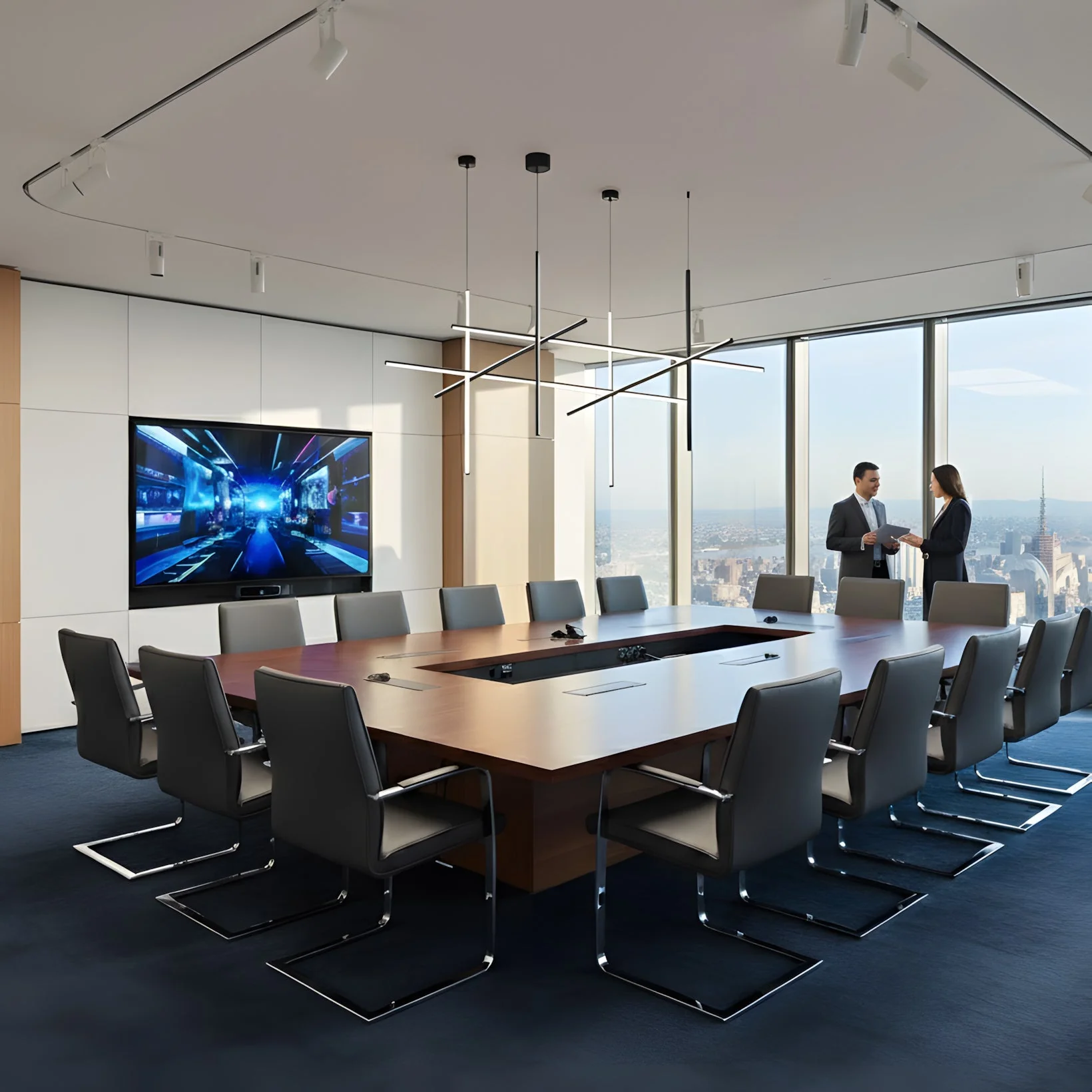 Coordinate Minimalist Chandelier - Image 7