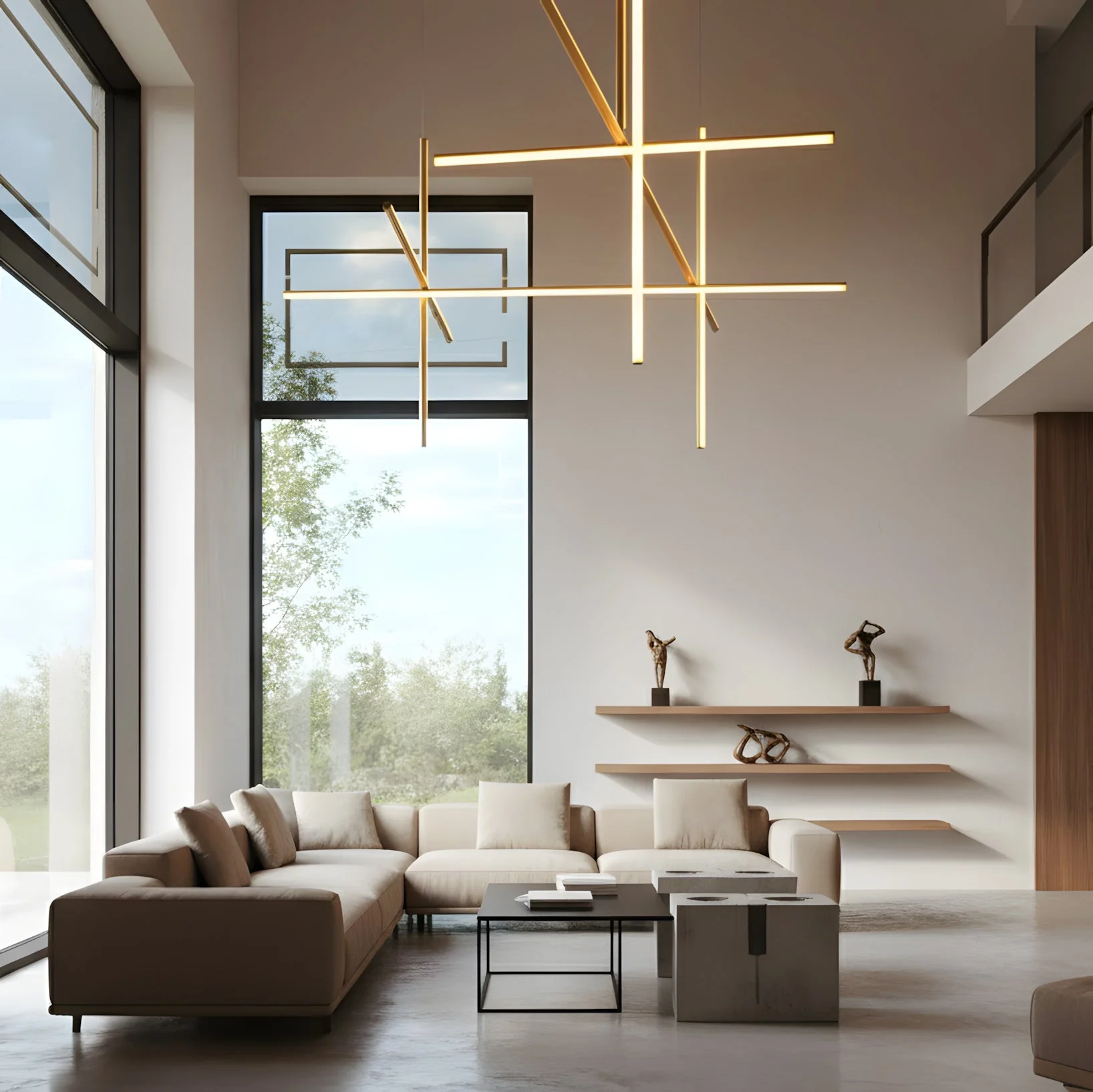 Coordinate Minimalist Chandelier - Image 9