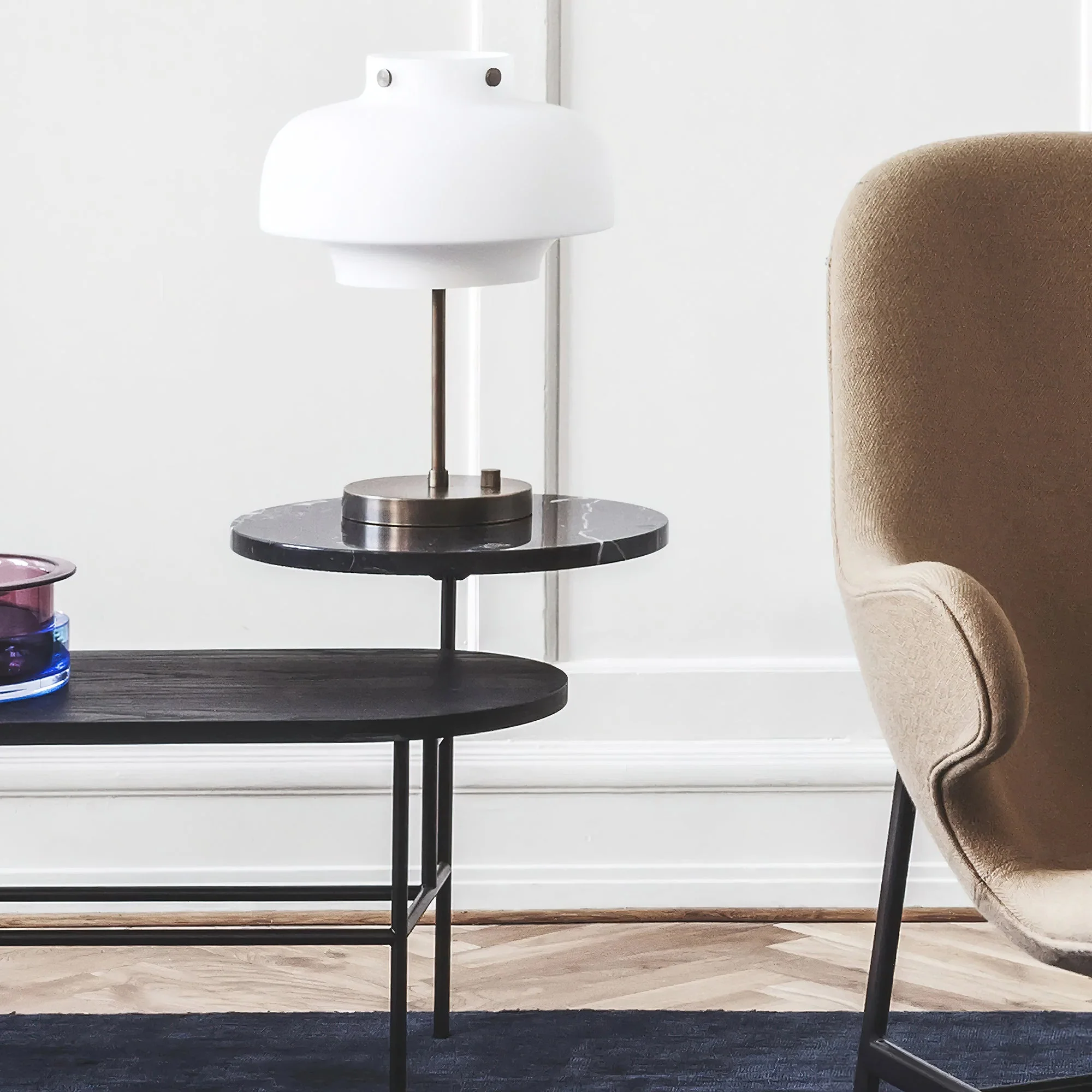 Copenhagen Modern Glass Table Lamp - Image 7