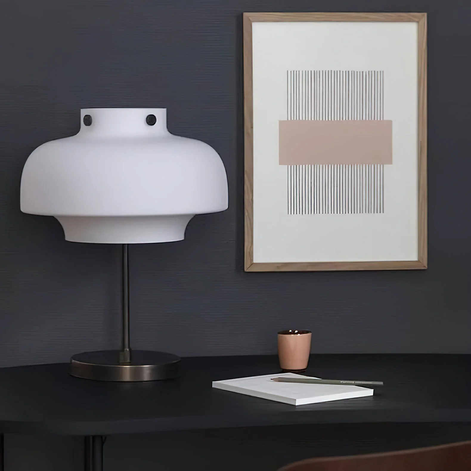 Copenhagen Modern Glass Table Lamp - Image 8