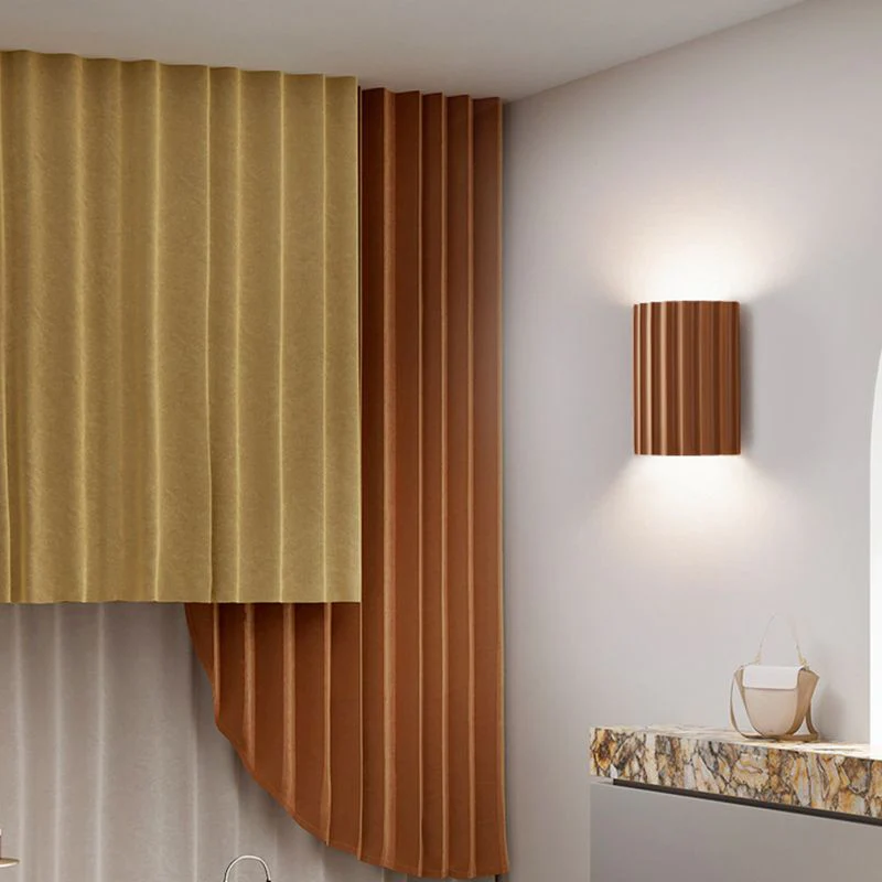 Cora Semi-cylindrical Resin Wall Lamp - Image 3