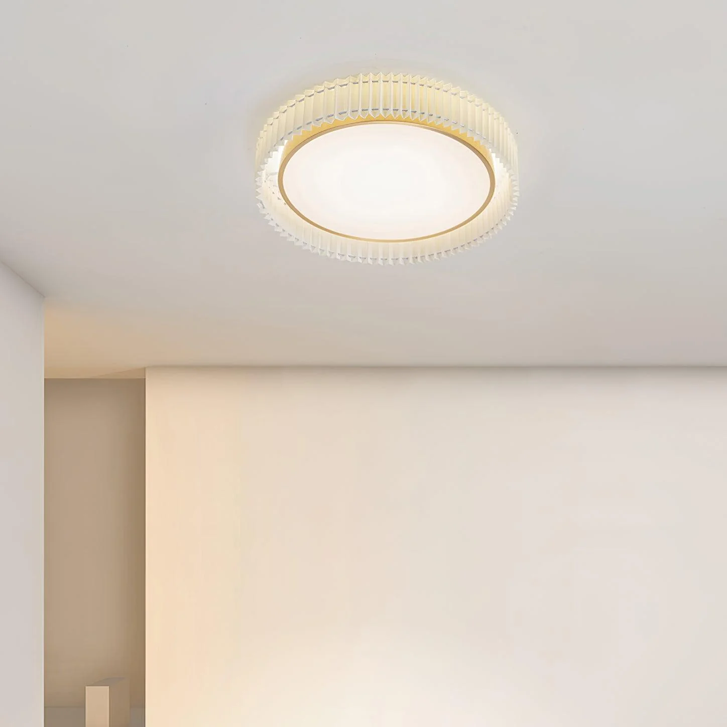 Corinila Round Pleated Fabric Ceiling Lamp - Image 17