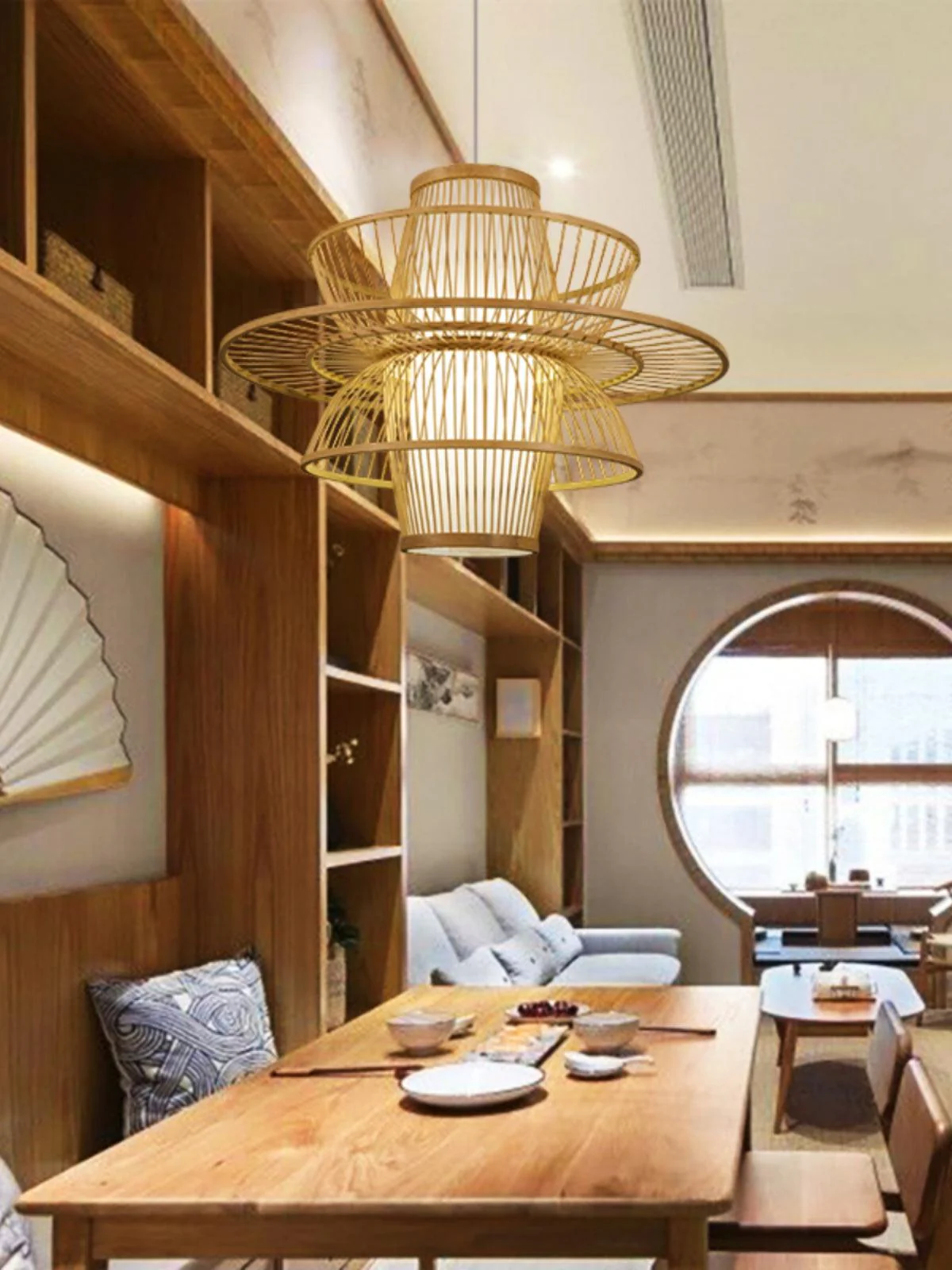 Covarir Handmade Sigyn Bamboo Pendant Lamp - Image 28