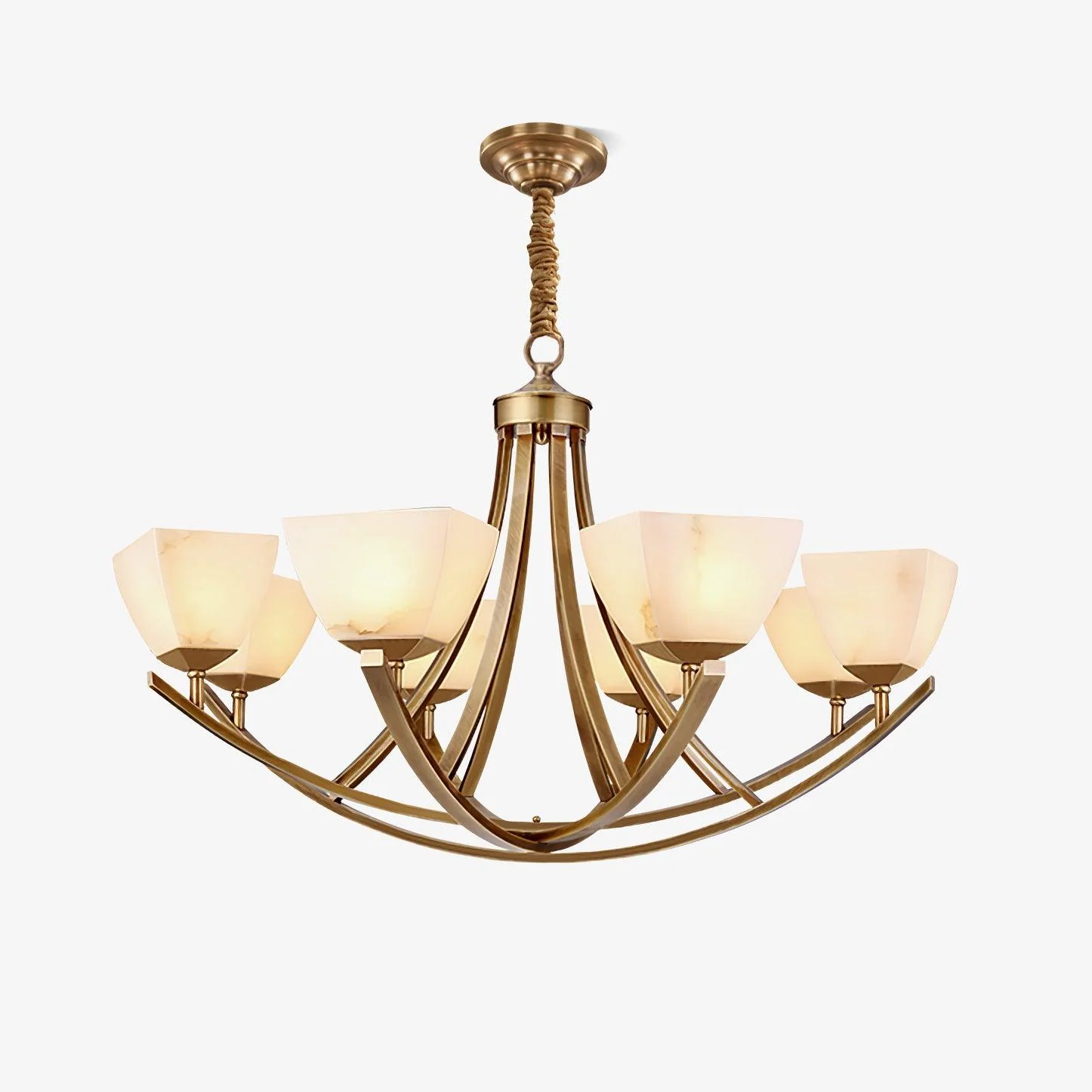 Crown Classic Brass Chandelier