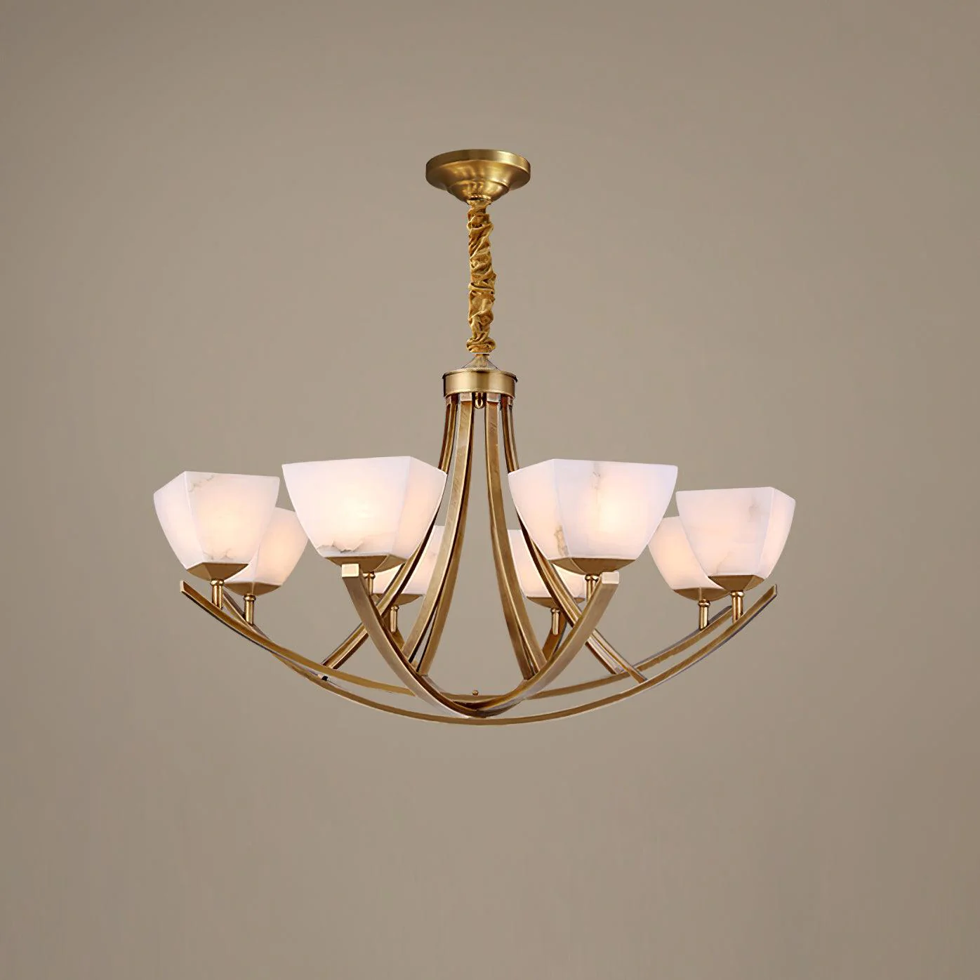 Crown Classic Brass Chandelier - Image 10