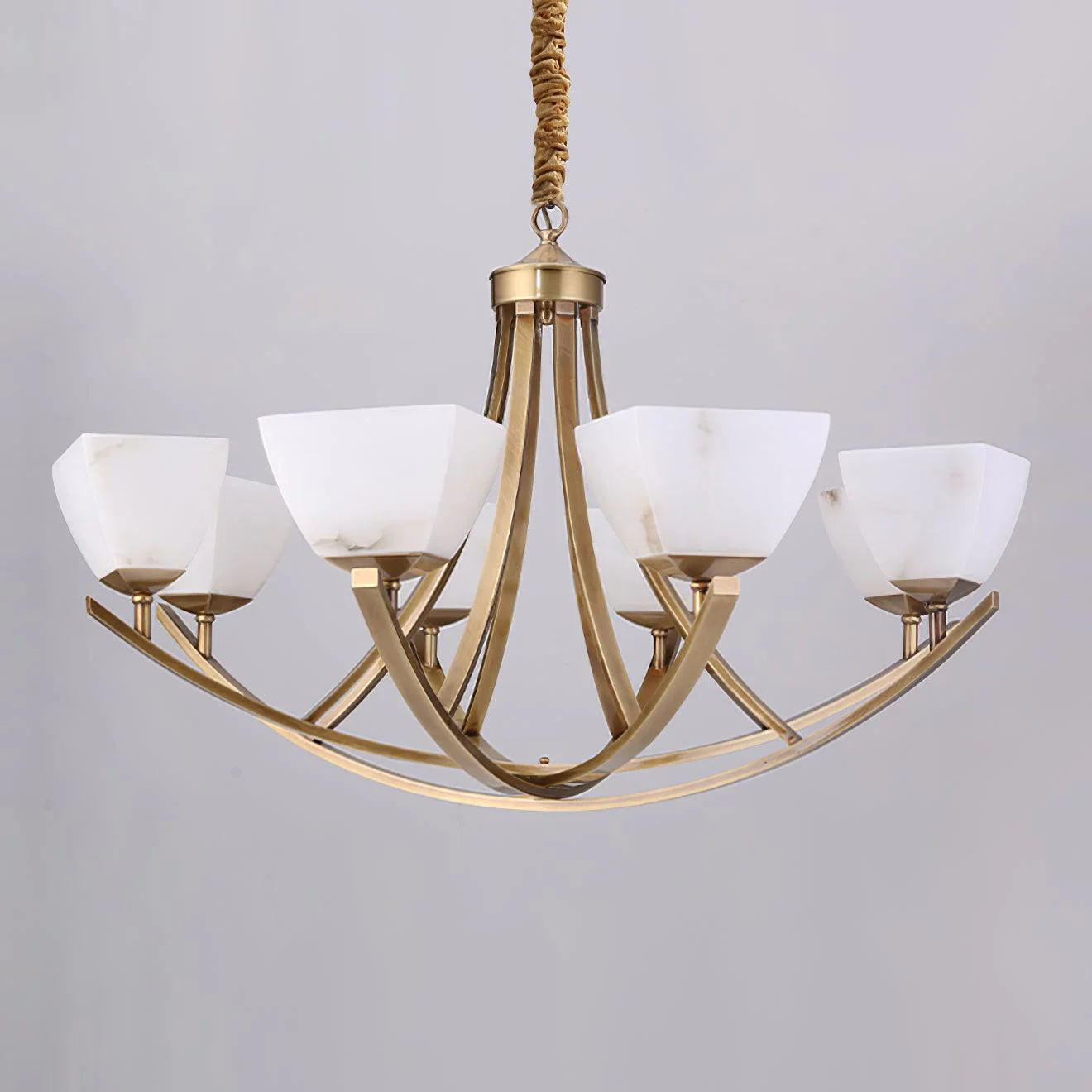 Crown Classic Brass Chandelier - Image 12