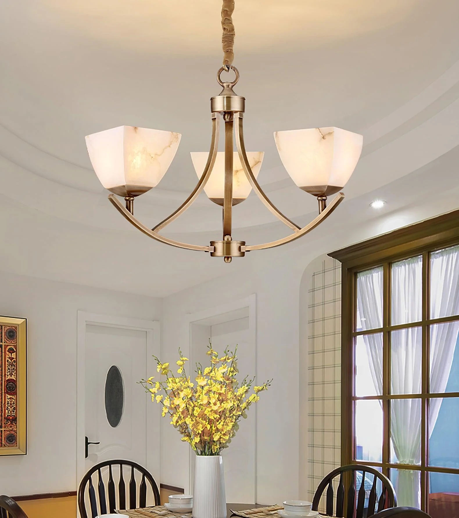 Crown Classic Brass Chandelier - Image 15