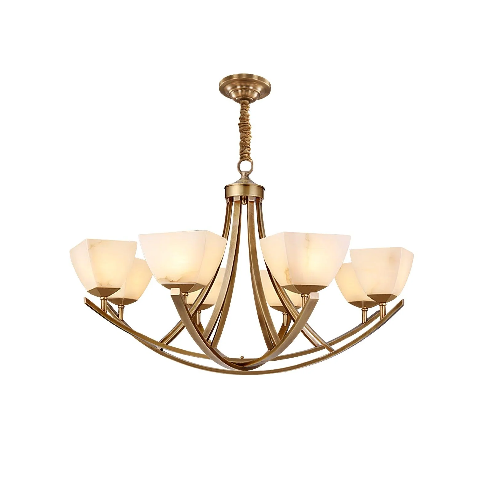 Crown Classic Brass Chandelier - Image 19