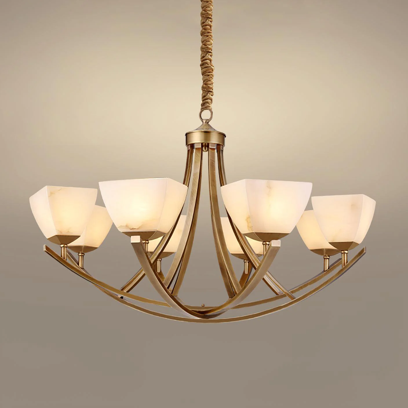 Crown Classic Brass Chandelier - Image 20
