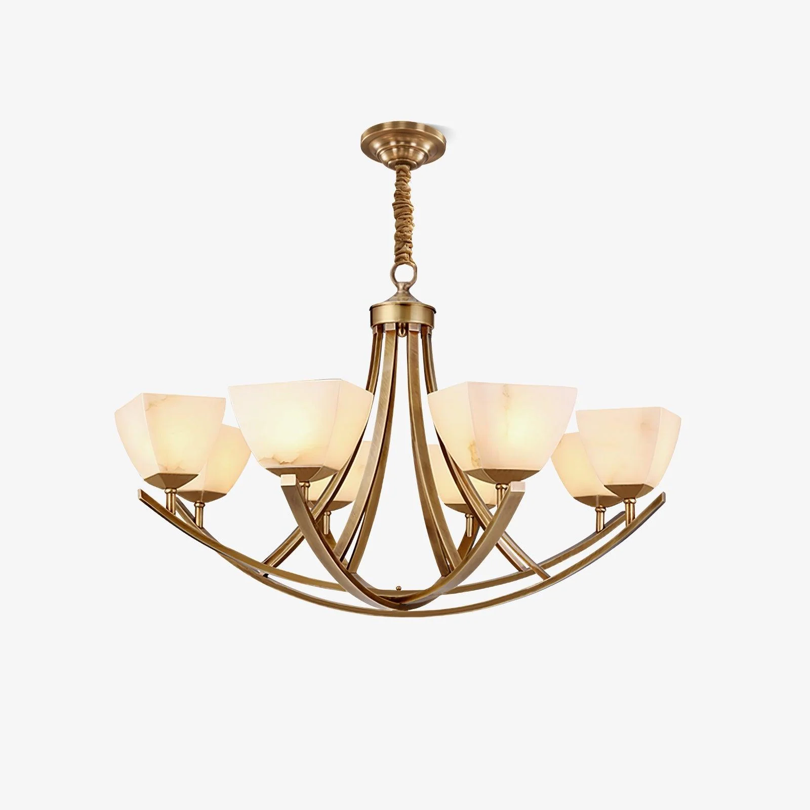 Crown Classic Brass Chandelier - Image 25