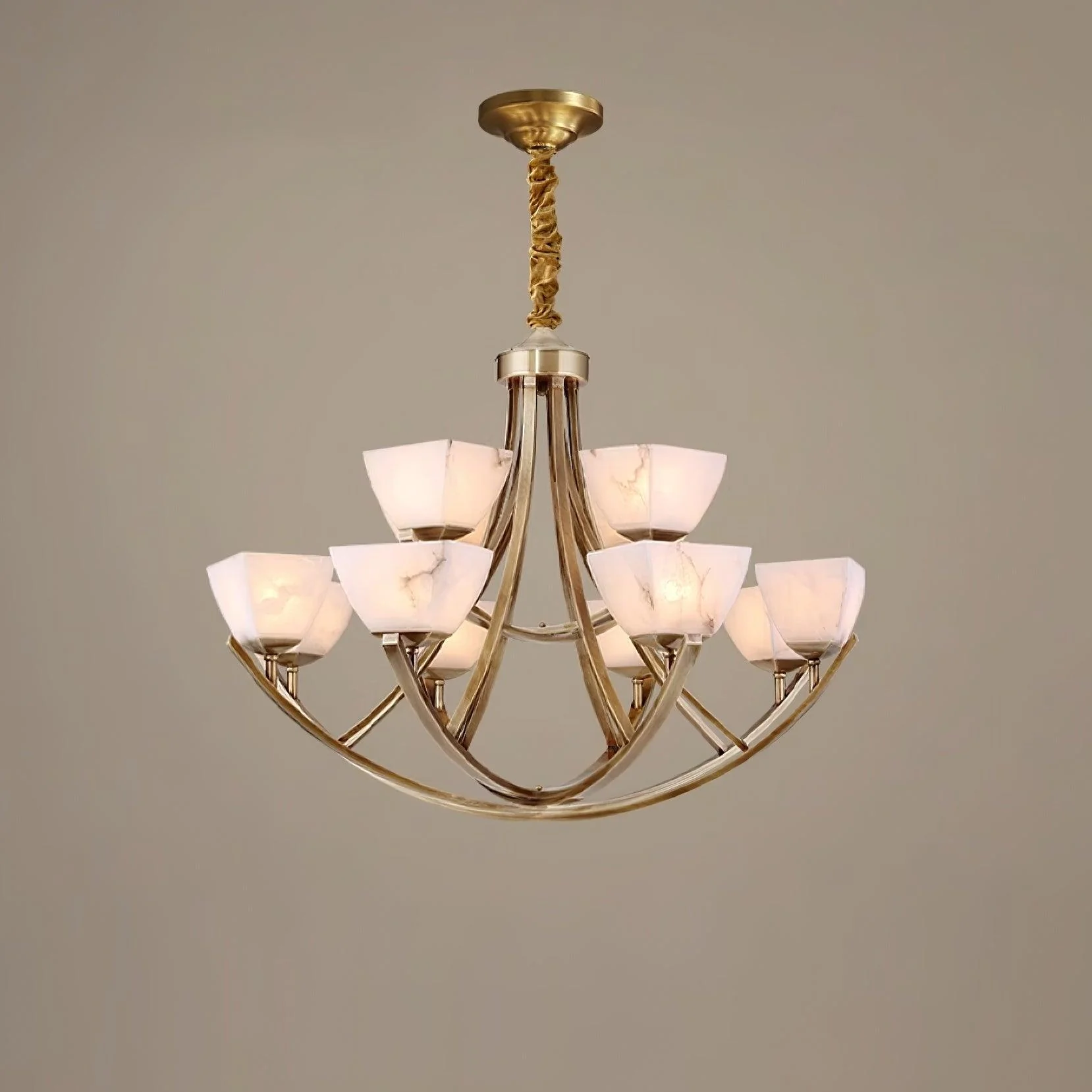 Crown Classic Brass Chandelier - Image 3