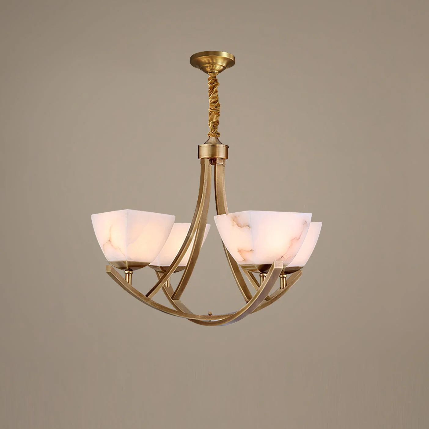 Crown Classic Brass Chandelier - Image 5