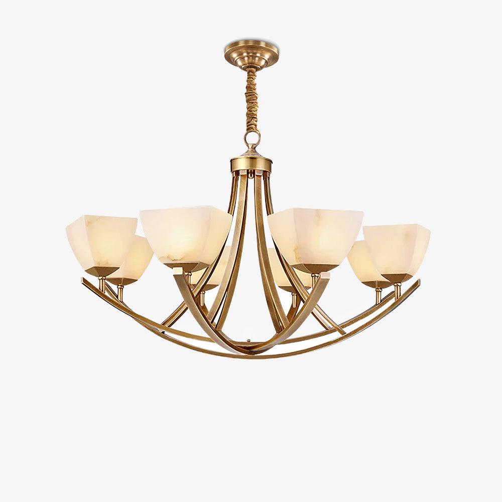 Crown Classic Brass Chandelier - Image 7