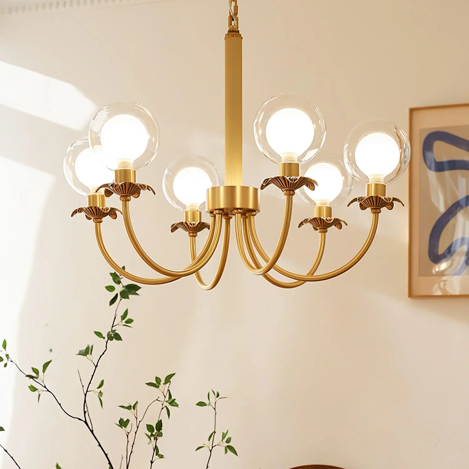 Crown Classic Glass Chandelier - Image 22