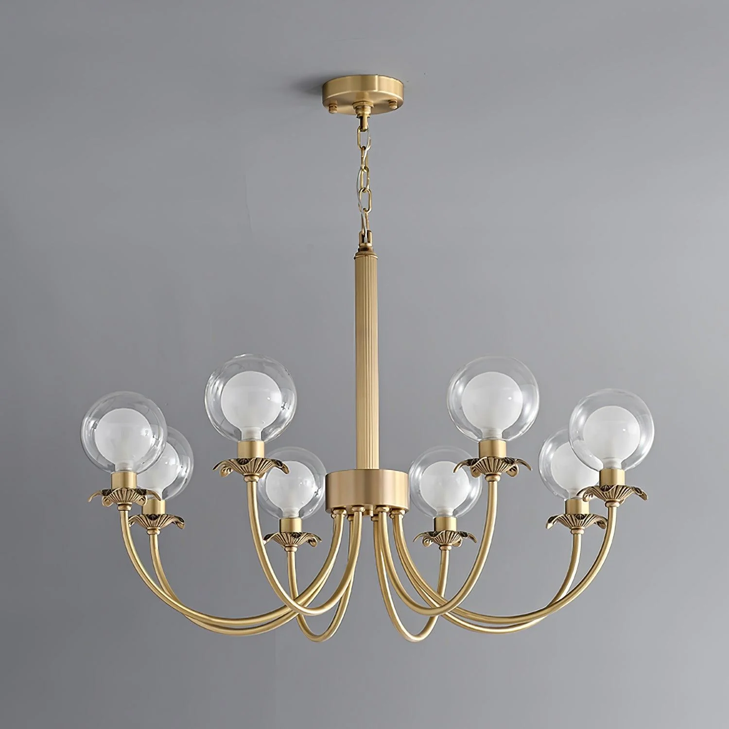Crown Classic Glass Chandelier - Image 23