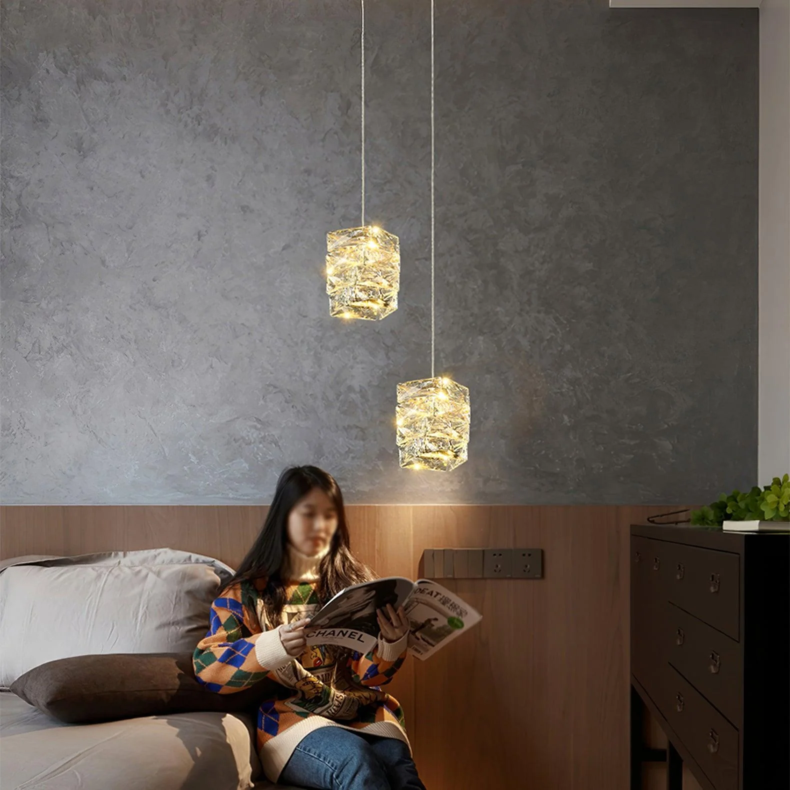Crysta Luxury Crystal Pendant Lamp - Image 25