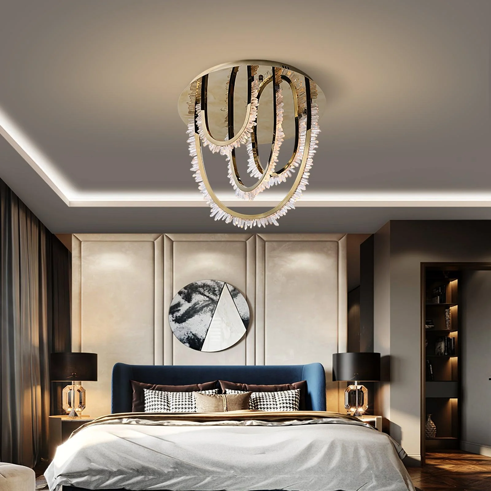 Crystal Individual Creativity Corde Crystal Ceiling Light - Image 18