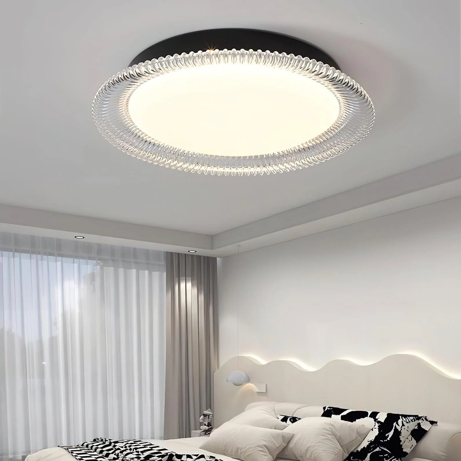 Crystaline Minimalist Aluminum Ceiling Lamp - Image 11