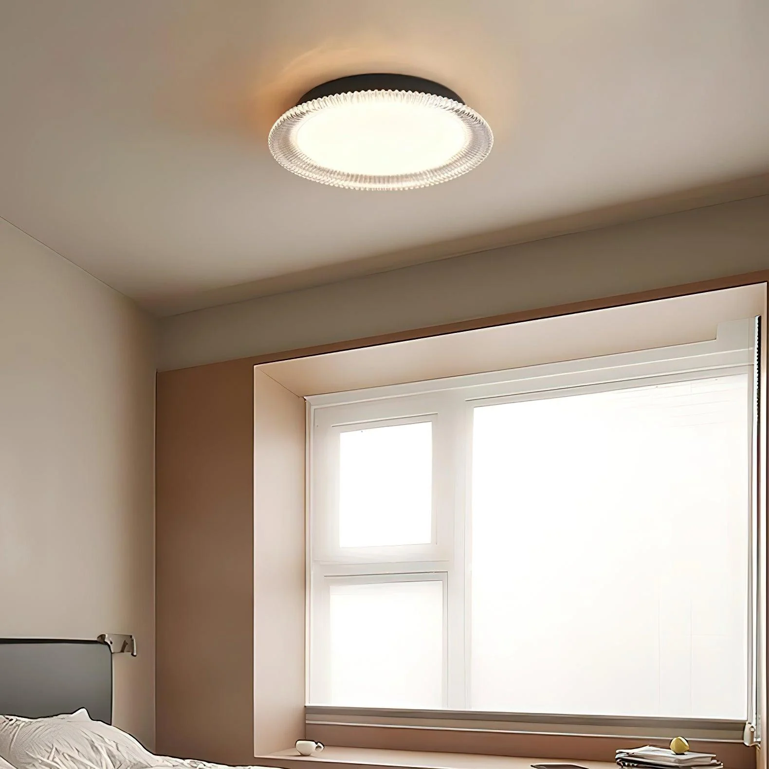 Crystaline Minimalist Aluminum Ceiling Lamp - Image 4