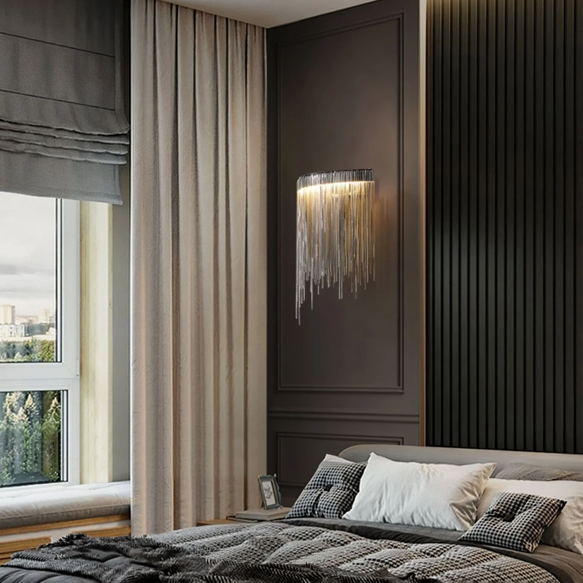 Cryste Steel Elegant Wall Lamp - Image 12