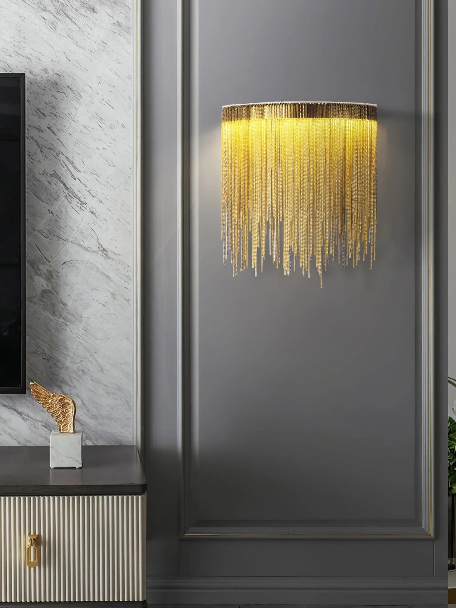Cryste Steel Elegant Wall Lamp - Image 3