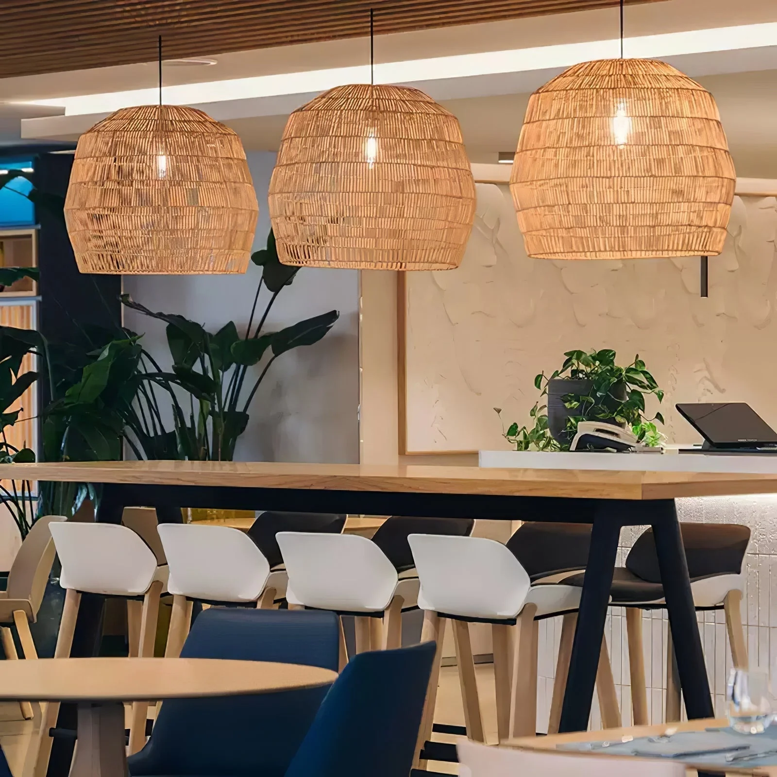 Cucarel Rattan Pendant Light - Image 14