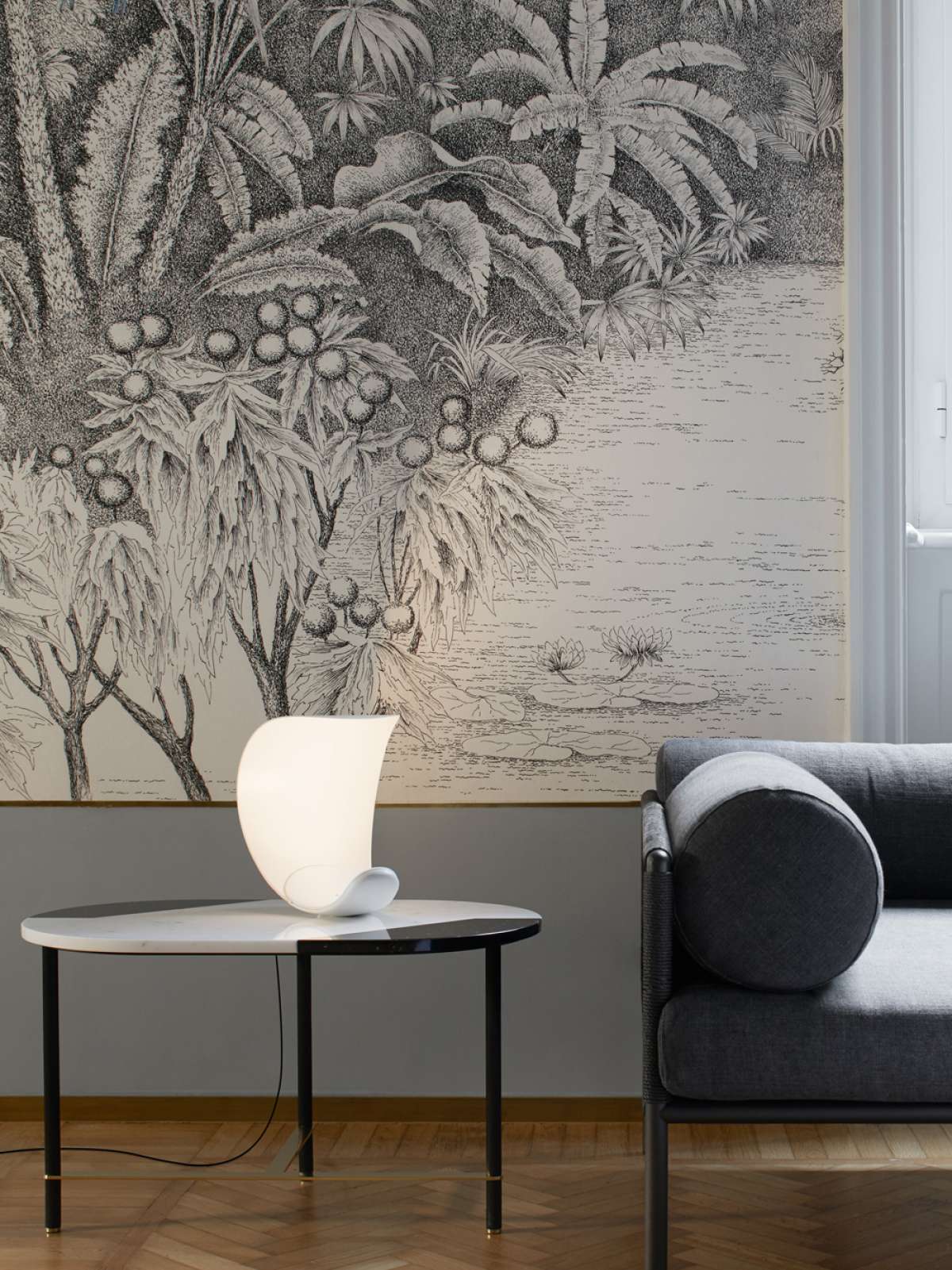 Curved Modern Table Lamp - Image 13
