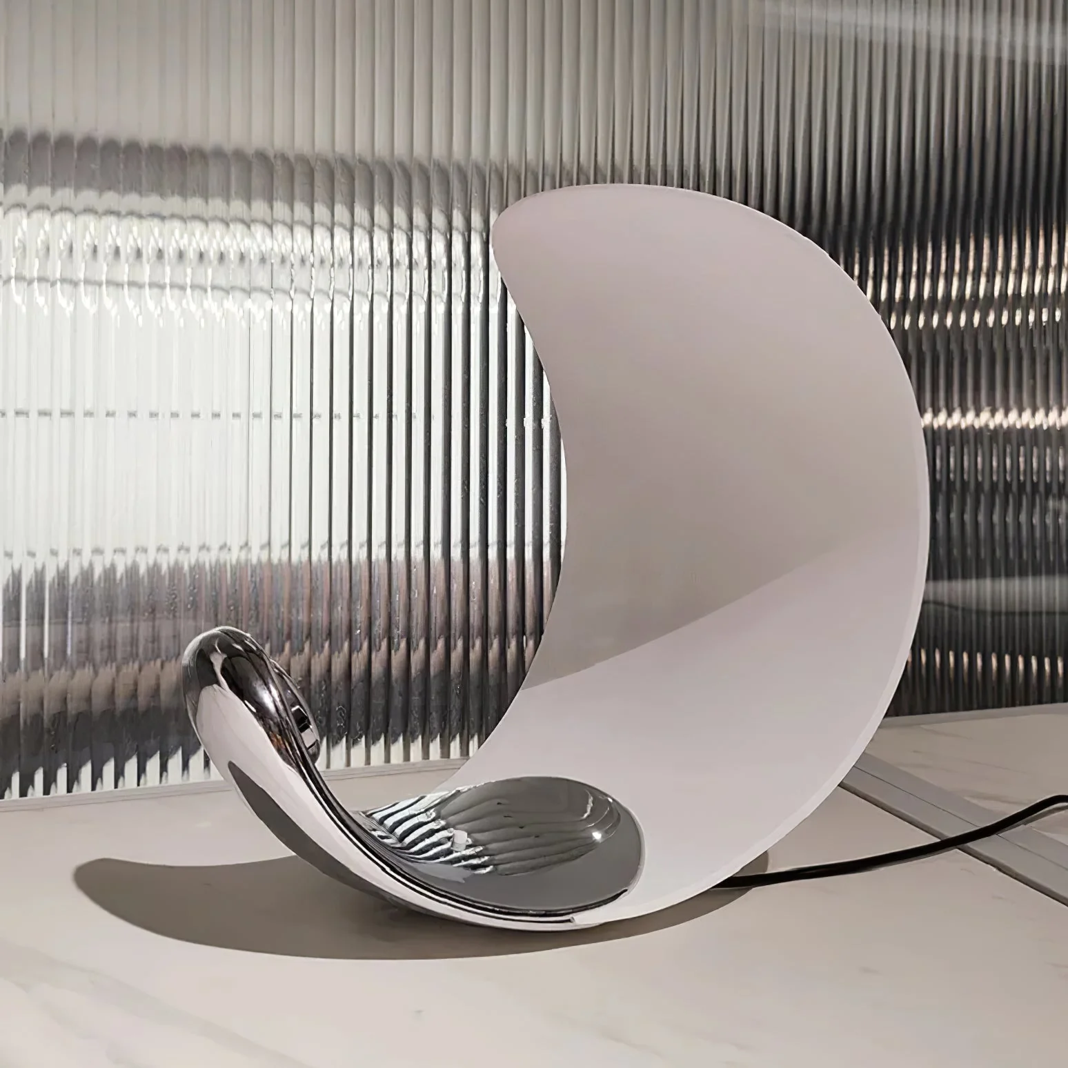 Curved Modern Table Lamp - Image 8
