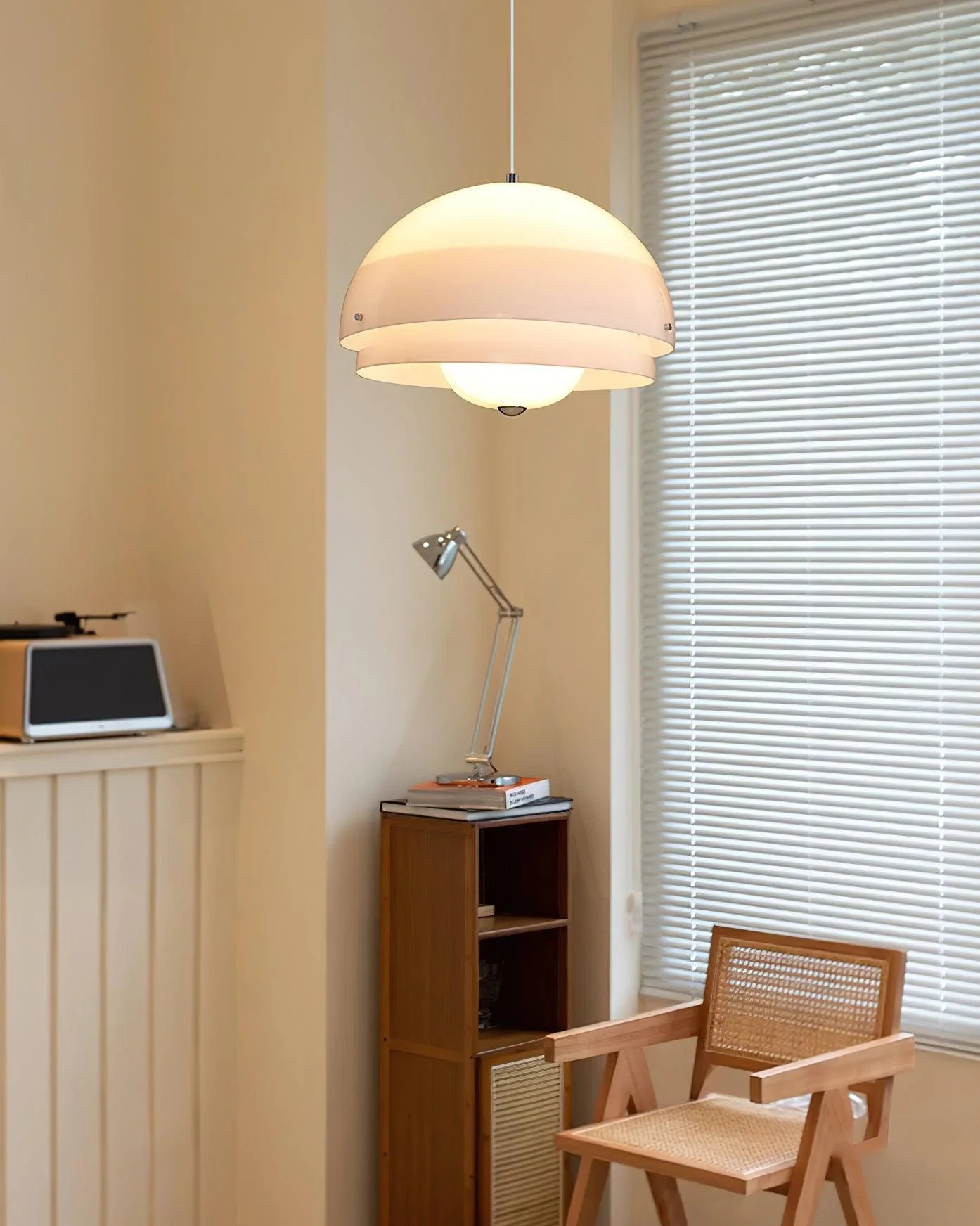 Cuthean Unique Milk White Glass Pendant Lamp - Image 10