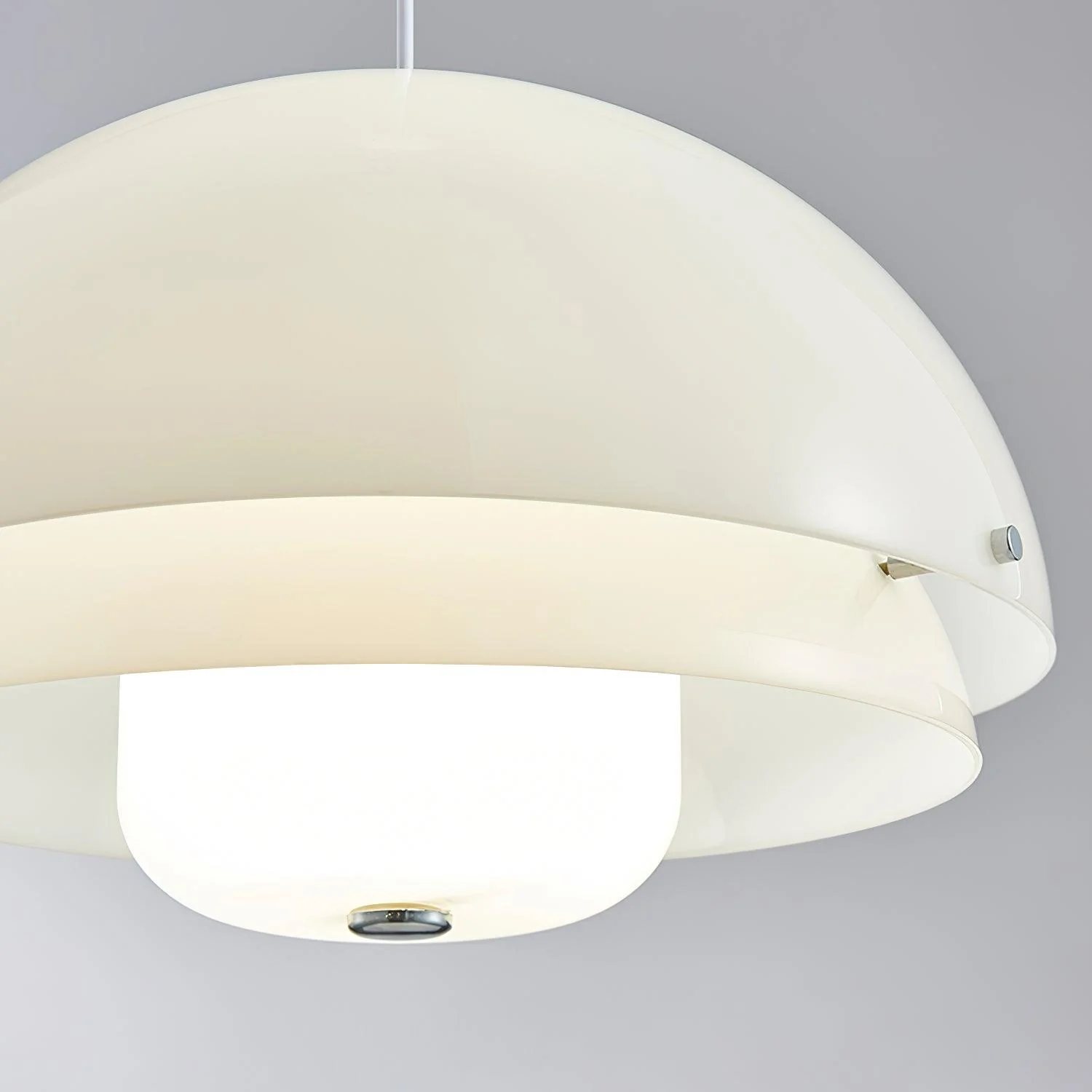 Cuthean Unique Milk White Glass Pendant Lamp - Image 13