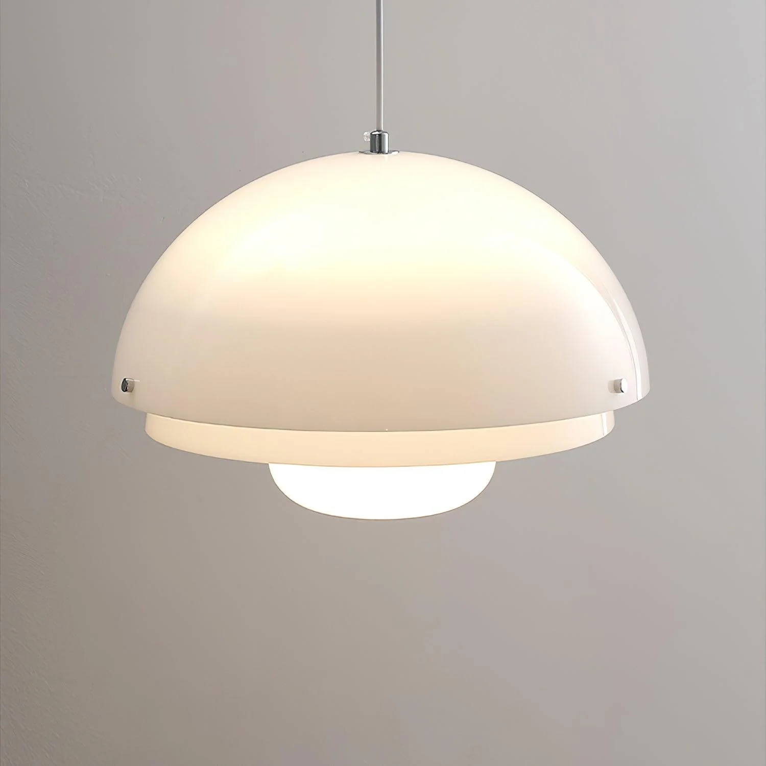 Cuthean Unique Milk White Glass Pendant Lamp - Image 17