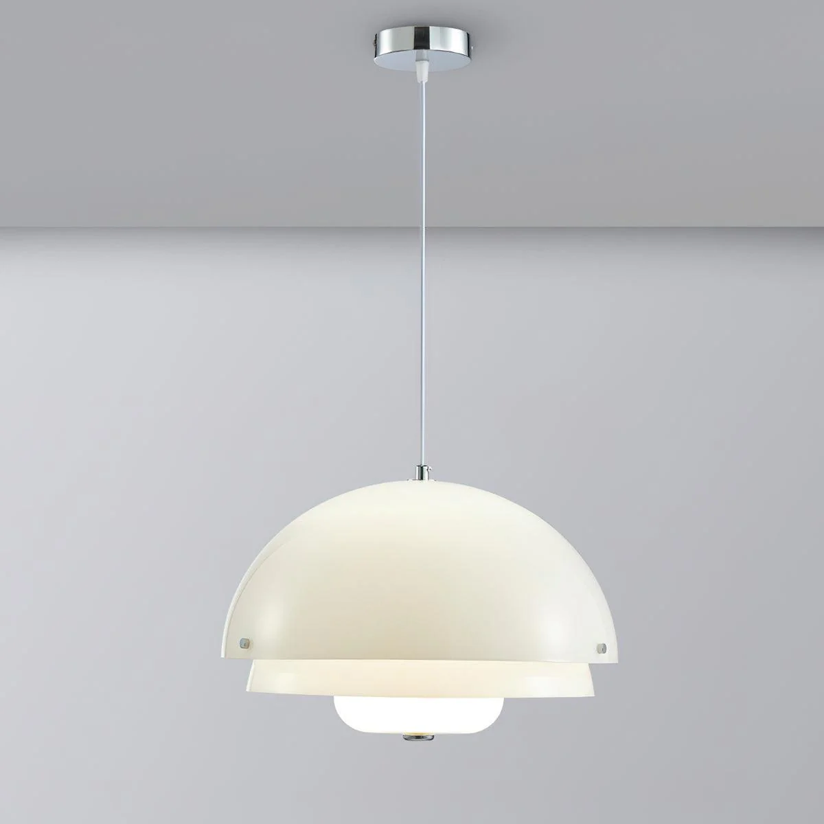 Cuthean Unique Milk White Glass Pendant Lamp - Image 22