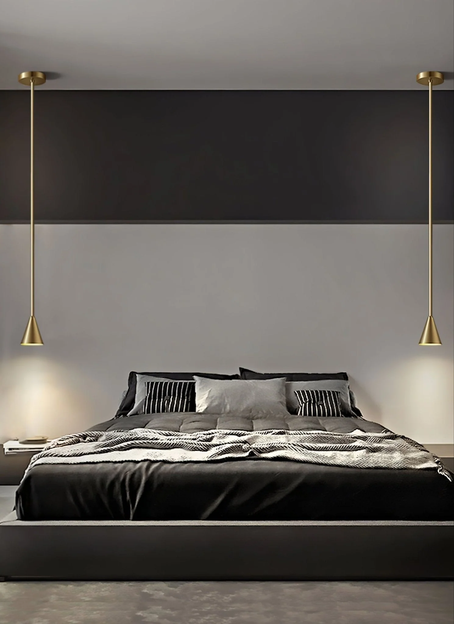 Cutheion Modern Minimalist Brass Pendant Light - Image 12