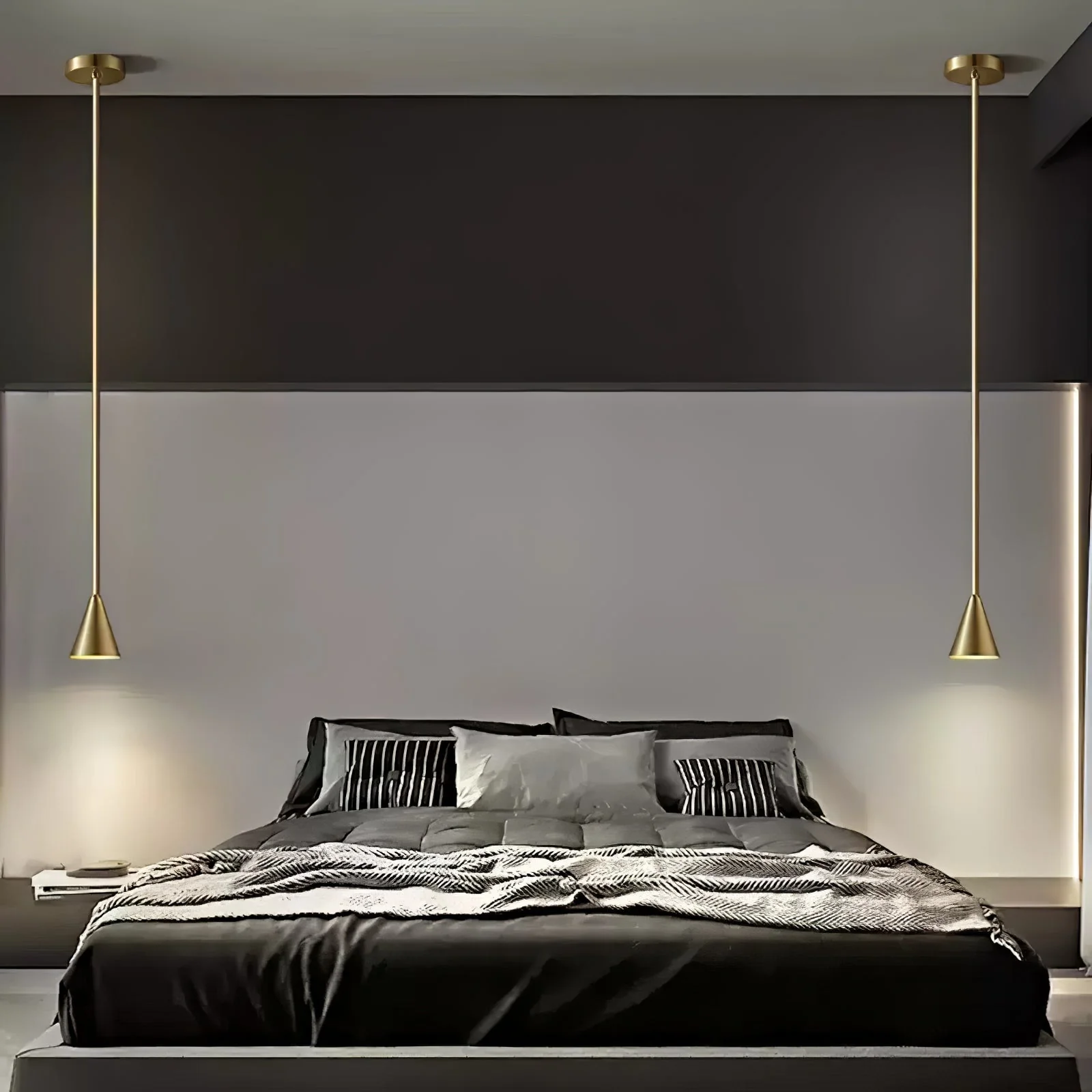 Cutheion Modern Minimalist Brass Pendant Light - Image 4