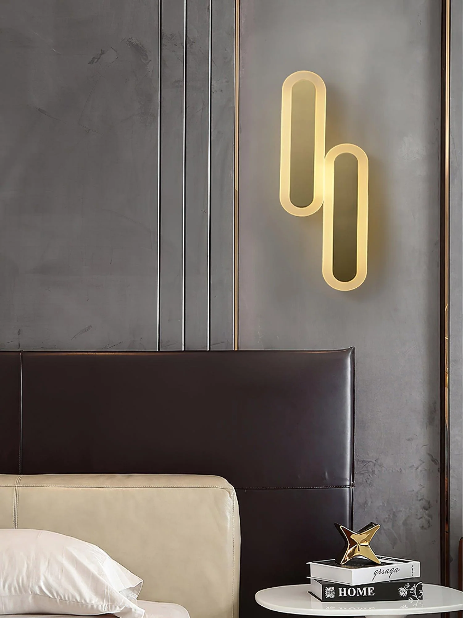 Daba Modern Minimalist Brass Wall Lamp - Image 10