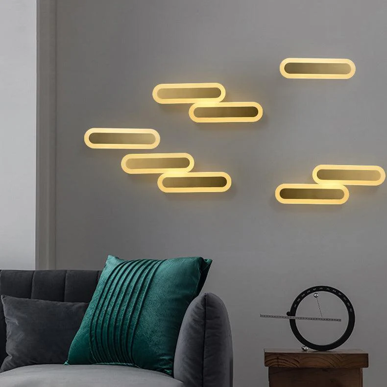 Daba Modern Minimalist Brass Wall Lamp - Image 16