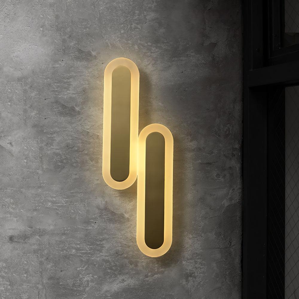 Daba Modern Minimalist Brass Wall Lamp - Image 34
