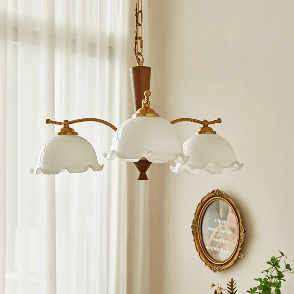 Daisy Vintage Glass Chandelier - Image 23