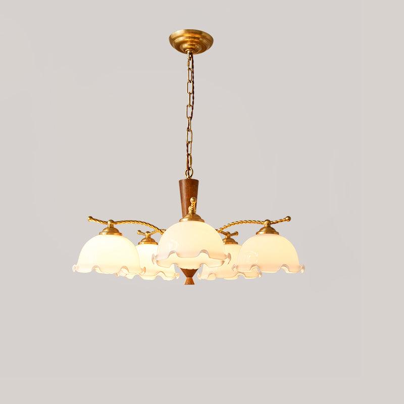 Daisy Vintage Glass Chandelier - Image 7