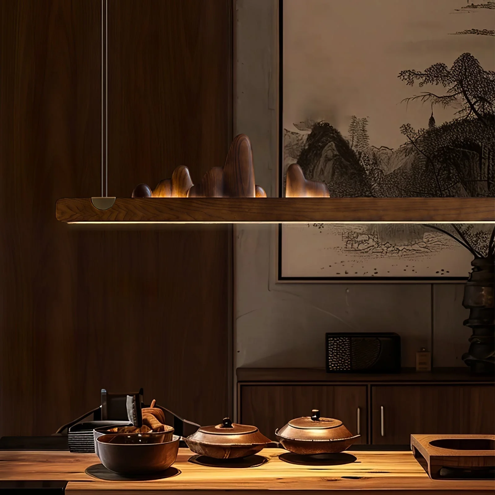 Daniel Modern Wood Pendant Light - Image 16