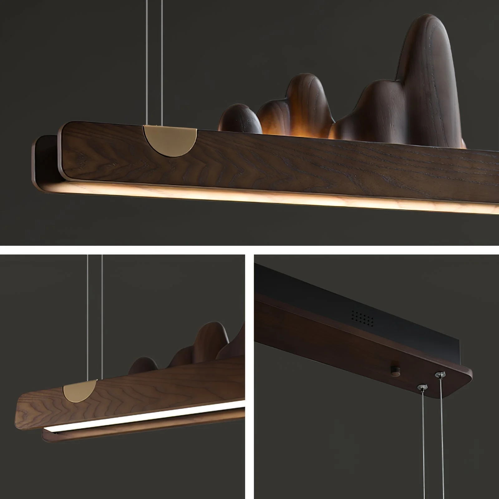 Daniel Modern Wood Pendant Light - Image 17